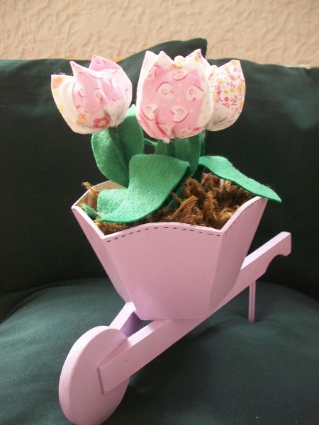 Arranjo de tulipas