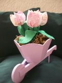 Arranjo de tulipas